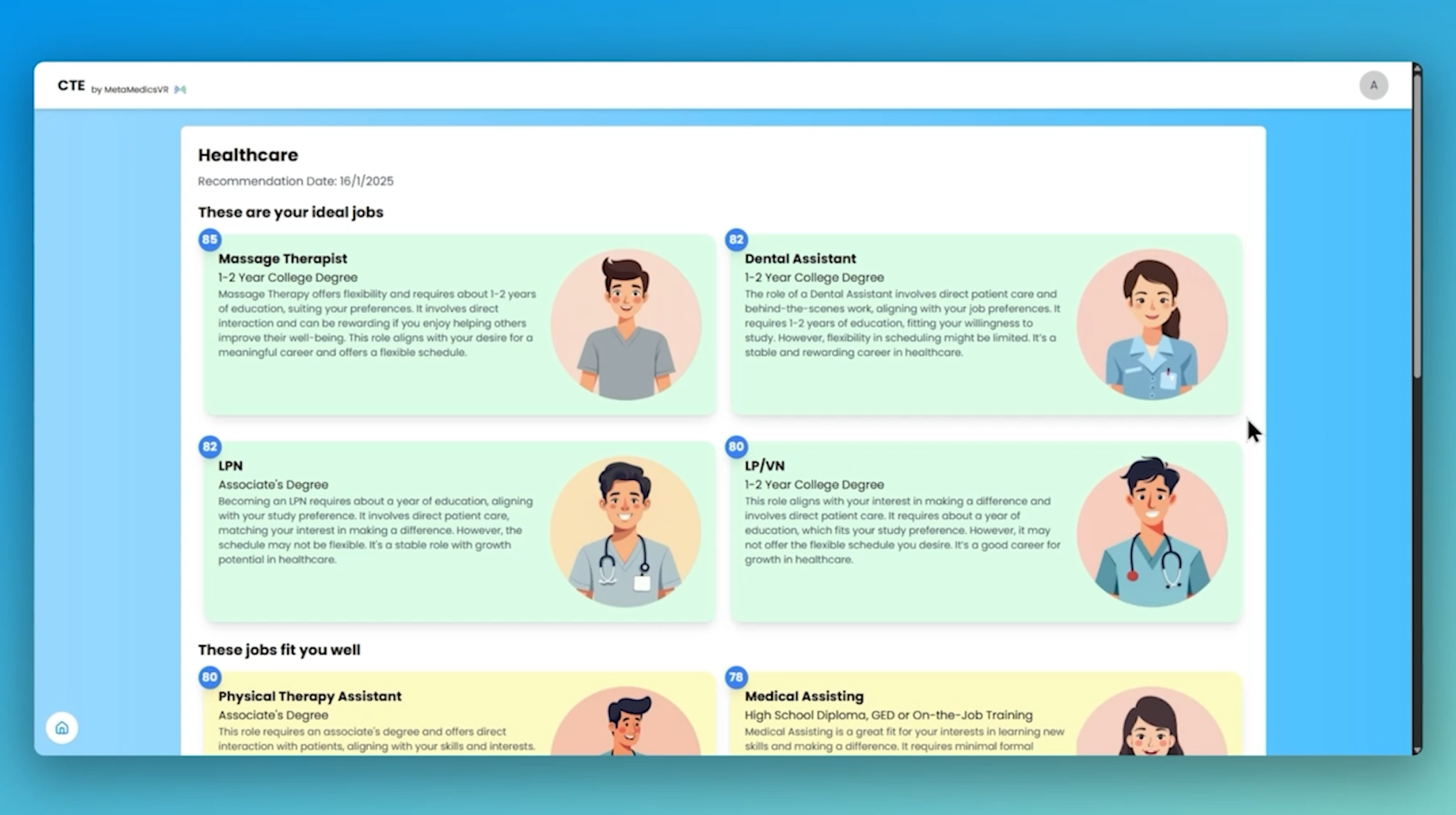 CTE Exploration in Healthcare